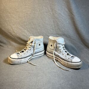 Converse Women's Chuck Taylor All Star Lift High Top Light Blue Sneakers W 6